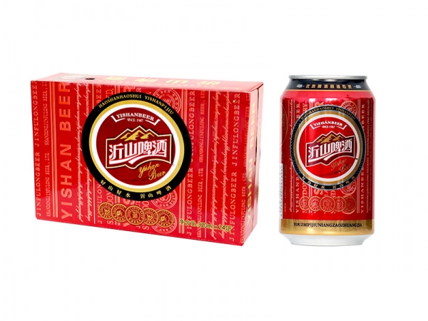 北京330ml 沂山啤酒红罐